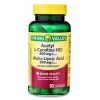 Spring Valley Acetyl L Carnitine HCL 400mg Alpha Lipoic Acid 200mg 50s